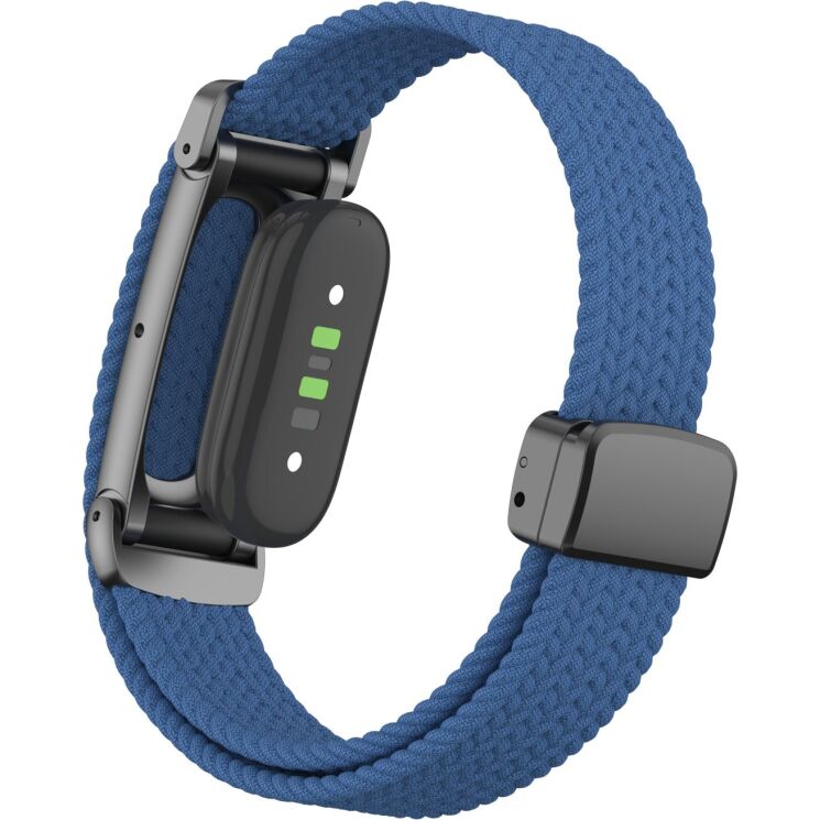 Ремешок для часов Deexe Knitted Strap для Google Fitbit Air - Blue (258017L) Ремешок для часов Deexe Knitted Strap для Google Fitbit Air - Blue: фото 3 из 5