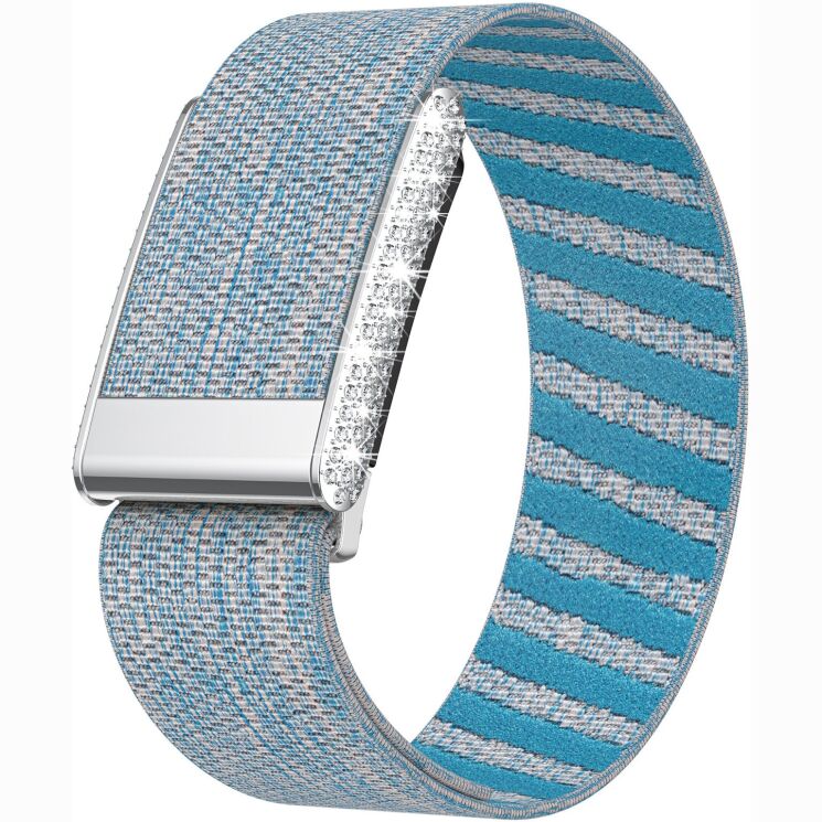 Ремешок для часов Deexe Shiny Strap для WHOOP 5.0 - Light Blue (403108TT) Ремешок для часов Deexe Shiny Strap для WHOOP 5.0 - Light Blue: фото 1 из 6