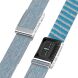 Ремінець для годинника Deexe Shiny Strap для WHOOP 5.0 - Light Blue (403108TT). Фото 3 з 6