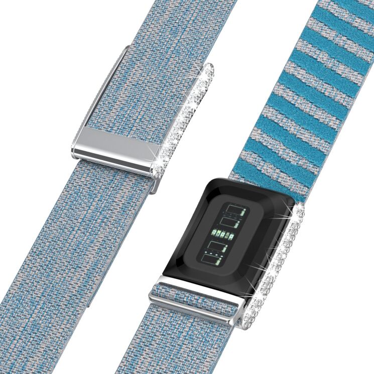 Ремешок для часов Deexe Shiny Strap для WHOOP 5.0 - Light Blue (403108TT) Ремешок для часов Deexe Shiny Strap для WHOOP 5.0 - Light Blue: фото 3 из 6