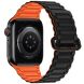 Ремінець Hoco WA06 для Apple Watch 46 / 45 / 44 / SE 44 / 42 (Series 1-3) / Ultra / Ultra 2 - Black / Orange (371804BO). Фото 1 з 4