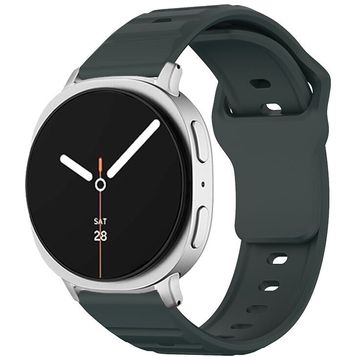 Ремешок KALEBOL Wave Pattern для Samsung Galaxy Watch 8 (40/44mm) / 8 Classic - Green: фото 2 из 5
