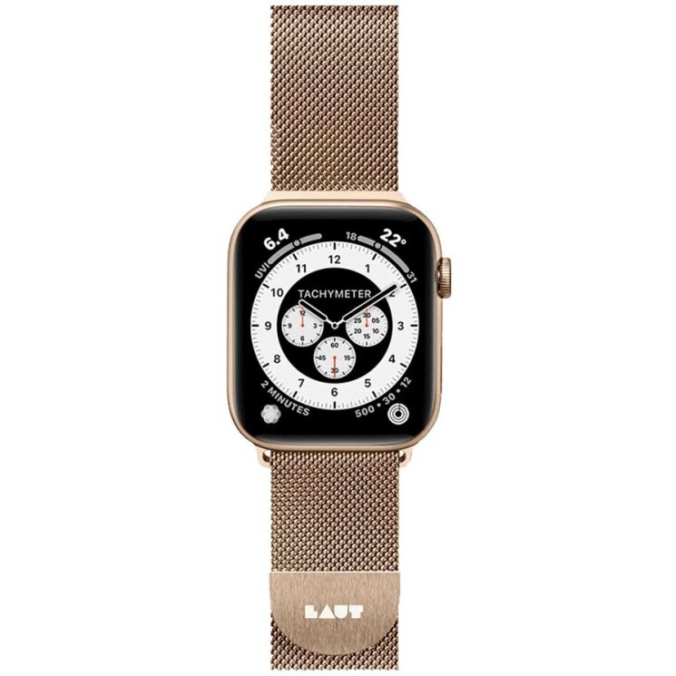 Ремешок Laut STEEL LOOP для Apple Watch 42 (Series 10) / 41 / 40 / SE 40 / 38 - Gold: фото 1 из 3