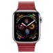 Ремінець QIALINO Magnetic Strap для Apple Watch 46 / 45 / 44 / SE 44 / 42 (Series 1-3) / Ultra / Ultra 2 - Red (251330R). Фото 2 з 4