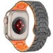 Ремінець Reframe Dragon Skin для Apple Watch 46 / 45 / 44 / SE 44 / 42 (Series 1-3) / Ultra / Ultra 2 - Grey / Orange (371822HO). Фото 1 з 8