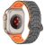 Ремешок Reframe Dragon Skin для Apple Watch 46 / 45 / 44 / SE 44 / 42 (Series 1-3) / Ultra / Ultra 2 - Grey / Orange: фото 1 из 8