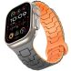 Ремінець Reframe Dragon Skin для Apple Watch 46 / 45 / 44 / SE 44 / 42 (Series 1-3) / Ultra / Ultra 2 - Grey / Orange (371822HO). Фото 3 з 8