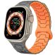 Ремінець Reframe Dragon Skin для Apple Watch 46 / 45 / 44 / SE 44 / 42 (Series 1-3) / Ultra / Ultra 2 - Grey / Orange (371822HO). Фото 4 з 8