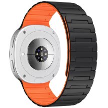 Ремінець Reframe Magnetic Band для Samsung Galaxy Watch 8 (40/44mm) / 8 Classic - Black / Orange: фото 1 з 4