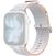Ремінець Reframe Sport Linear для Apple Watch 42 (Series 10/11) / 41 / 40 / SE 40 / 38 - White / Orange: фото 1 з 5