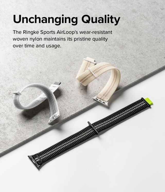 Ремінець Ringke Sports Air Loop для Apple Watch 42 (Series 10/11) / 41 / 40 / SE 40 / 38 (8809919306188) - Summit White: фото 8 з 15