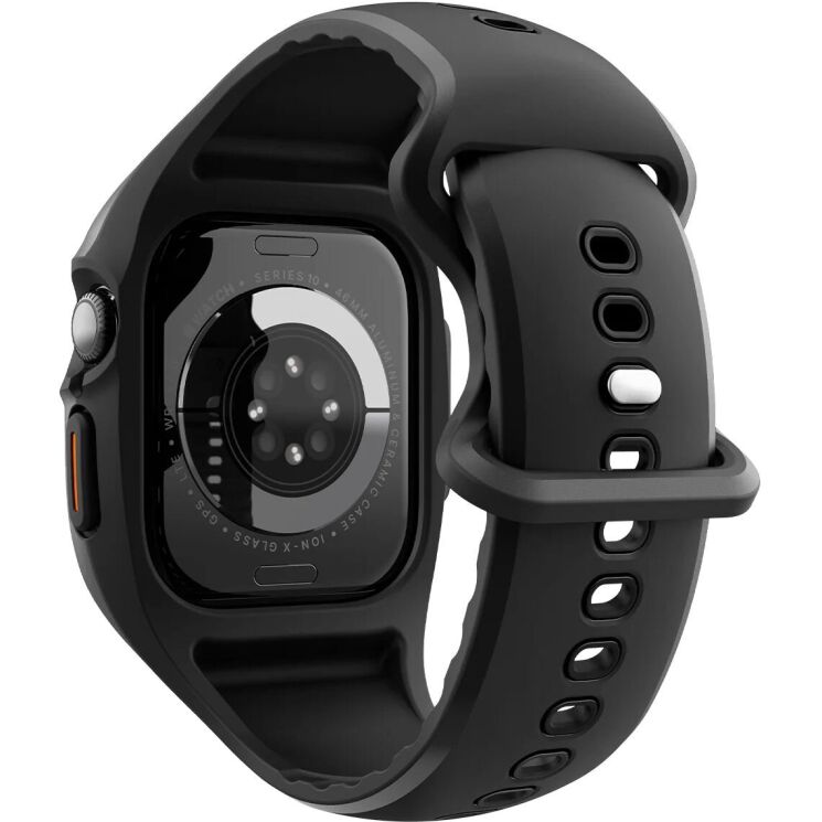 Ремешок Spigen (SGP) Liquid Air Pro для Apple Watch 10 46 mm (ACS09317) - Matte Black: фото 5 из 17