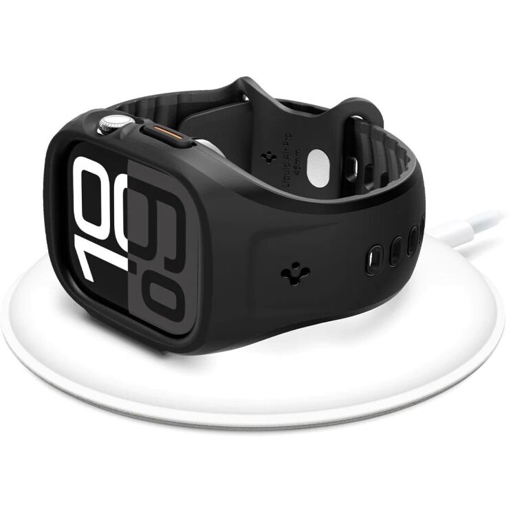 Ремешок Spigen (SGP) Liquid Air Pro для Apple Watch 10 46 mm (ACS09317) - Matte Black: фото 11 из 17