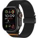 Ремешок Tech-Protect Nylon Clasp для Apple Watch 46 / 45 / 44 / SE 44 / 42 (Series 1-3) / Ultra / Ultra 2 - Black (371818B). Фото 1 из 6