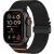 Ремешок Tech-Protect Nylon Clasp для Apple Watch 46 / 45 / 44 / SE 44 / 42 (Series 1-3) / Ultra / Ultra 2 - Black: фото 1 из 6