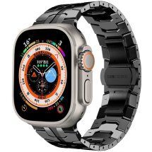 Ремінець Tech-Protect Stainless Line для Apple Watch 46 / 44 / SE 44 / 45 / Ultra / Ultra 2 / Ultra 3 (49mm) - Black: фото 1 з 5