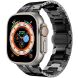 Ремінець Tech-Protect Stainless Line для Apple Watch 46 / 44 / SE 44 / 45 / Ultra / Ultra 2 / Ultra 3 (49mm) - Black (371821B). Фото 1 з 5