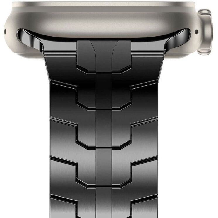 Ремінець Tech-Protect Stainless Line для Apple Watch 46 / 44 / SE 44 / 45 / Ultra / Ultra 2 / Ultra 3 (49mm) - Black: фото 3 з 5