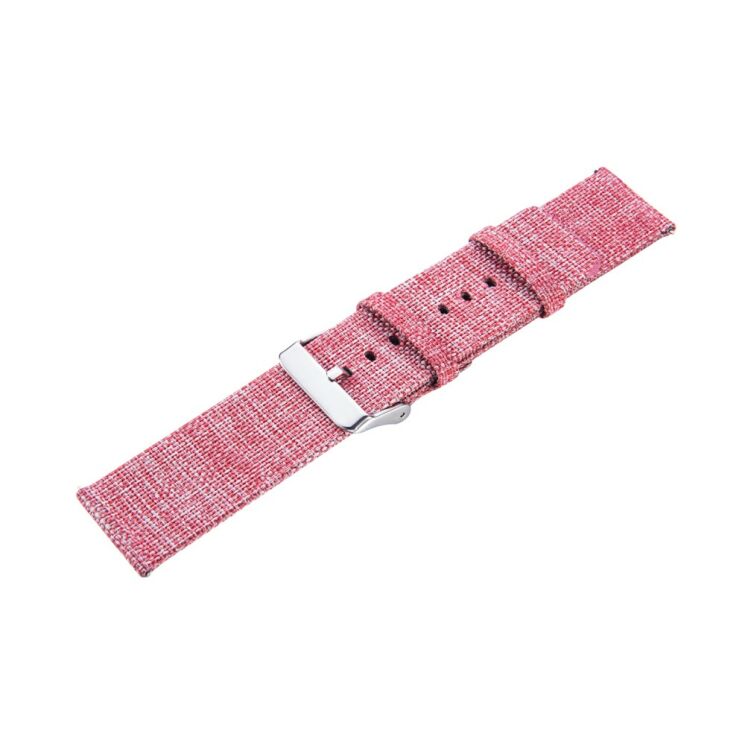 Ремінець UniCase Cloth Texture для Samsung Galaxy Watch 42mm / Watch 3 41mm - Rose: фото 4 з 6