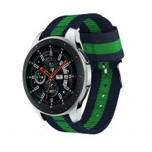 Ремешок UniCase Nylon для Samsung Galaxy Watch 46mm / Watch 3 45mm / Gear S3 - Blue / Green: фото 1 из 5