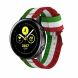 Ремінець UniCase Nylon для Samsung Watch Active / Active 2 40mm / Active 2 44mm - Red / White / Green (223108C). Фото 4 з 5