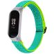 Ремешок UniCase Nylon для Xiaomi Mi Smart Band 8 - Yellow / Green (326018YG). Фото 2 из 8