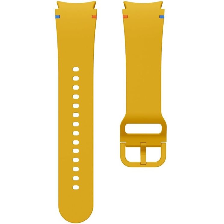 Ремінець Deexe Elino Strap для Samsung Galaxy Watch 4 / 5 / 6 / 7 / FE (40mm) - Yellow: фото 5 з 6