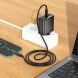 Мережевий зарядний пристрій Hoco CS26A PD45W (USB + 2Type-C) - Black (960227B). Фото 9 з 9