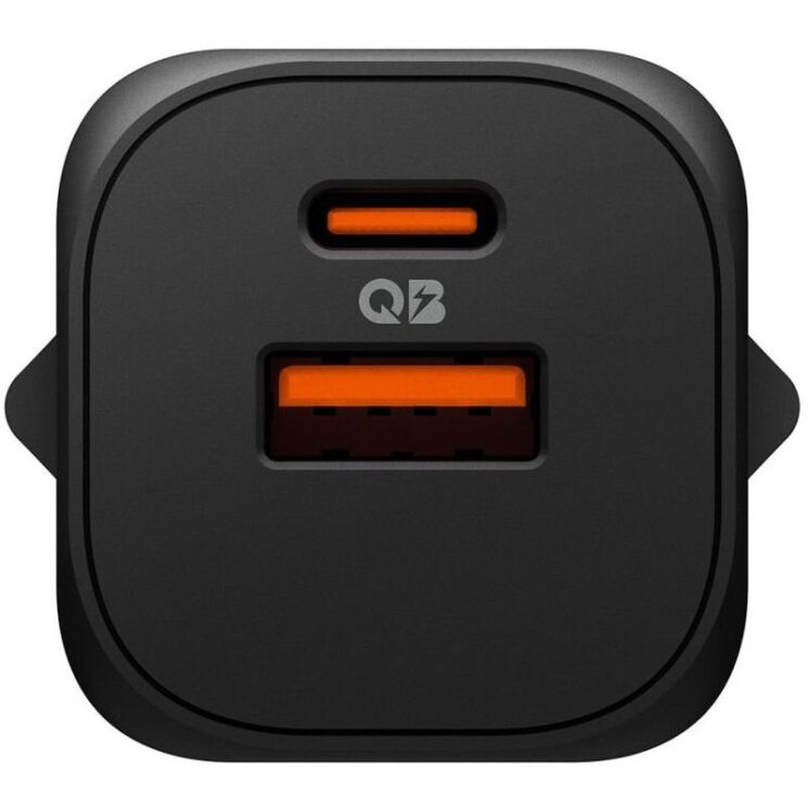 Мережевий зарядний пристрій Spigen EE352EU USB + Type-C (35W) ACH09463 - Black: фото 2 з 8