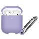 Силиконовый чехол Deexe Defender Case для Apple AirPods 1 / 2 - Light Purple (204520LV). Фото 1 из 4