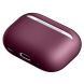 Силиконовый чехол Deexe Silicone Case (FH) для Apple AirPods Pro 2 - Wine Red (306003WR). Фото 3 из 5