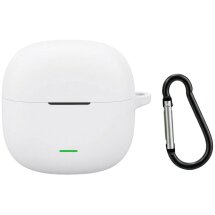 Силиконовый чехол Deexe Silicone Case (FH) для Xiaomi Redmi Buds 8 Active - White: фото 1 из 11