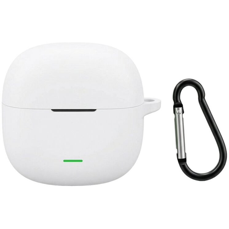Силиконовый чехол Deexe Silicone Case (FH) для Xiaomi Redmi Buds 8 Active - White: фото 1 из 11