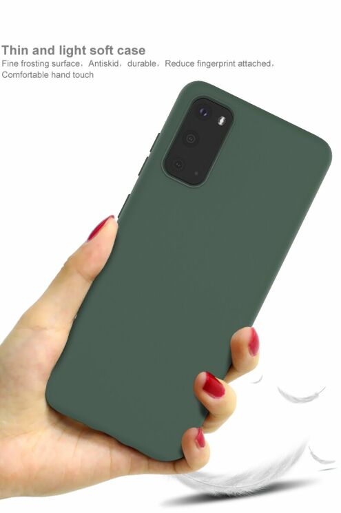 Силіконовий чохол IMAK UC-1 Series для Samsung Galaxy S20 (G980) - Black: фото 7 з 10