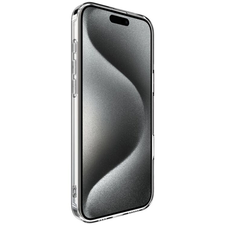 Силиконовый чехол IMAK UX-5 Series для Apple iPhone 16 Pro Max - Transparent: фото 2 из 7