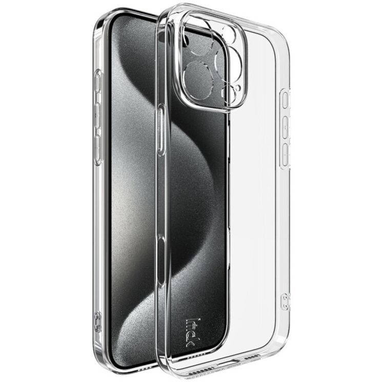 Силиконовый чехол IMAK UX-5 Series для Apple iPhone 16 Pro Max - Transparent: фото 1 из 7
