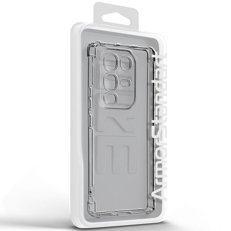Силіконовий (TPU) чохол ArmorStandart Air Force для Infinix Note 50 - Transparent: фото 2 з 6