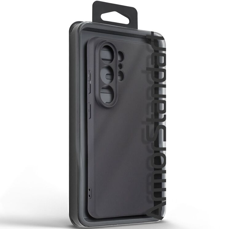 Силіконовий (TPU) чохол ArmorStandart Matte Slim Fit для Samsung Galaxy S26 Ultra (S948) - Black: фото 3 з 5