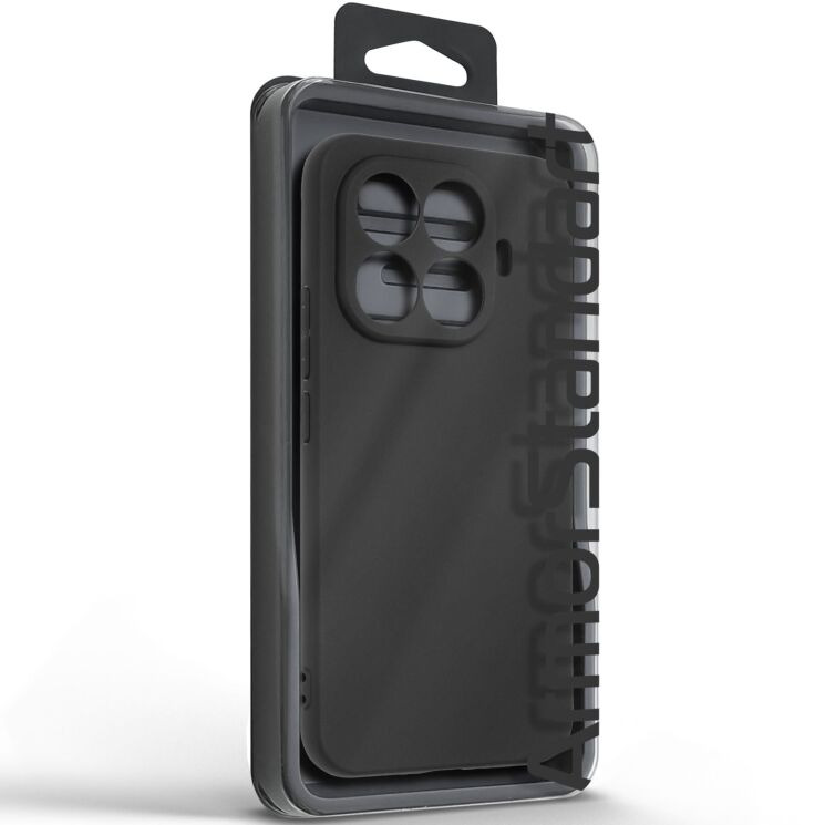 Силіконовий (TPU) чохол ArmorStandart Matte Slim Fit для Xiaomi 15T Pro - Black: фото 3 з 5
