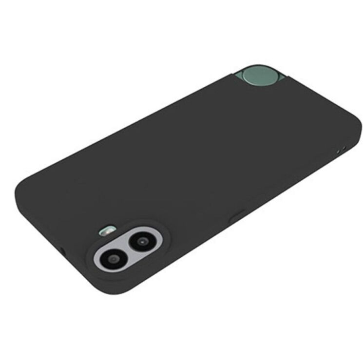 Силиконовый (TPU) чехол Deexe Matte Case для Nothing CMF Phone 1 - Black: фото 3 из 5