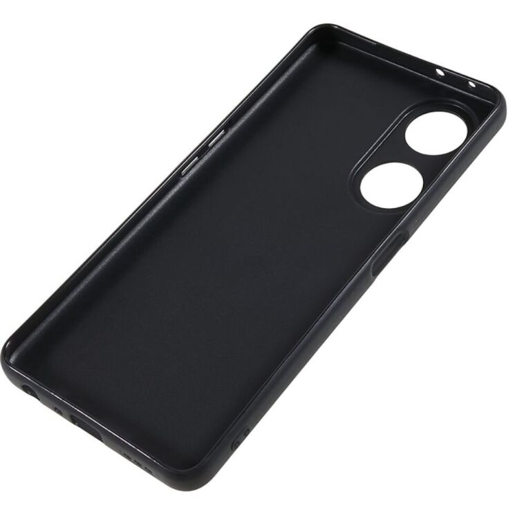 Силиконовый (TPU) чехол Deexe Matte Case для OPPO A98 - Black: фото 5 из 7