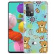 Силіконовий (TPU) чохол Deexe Pretty Glossy для Samsung Galaxy A53 - Bears (292606D)