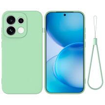 Силиконовый (TPU) чехол Deexe Silicone Case для OPPO Reno 16 F/FS - Green: фото 1 из 9