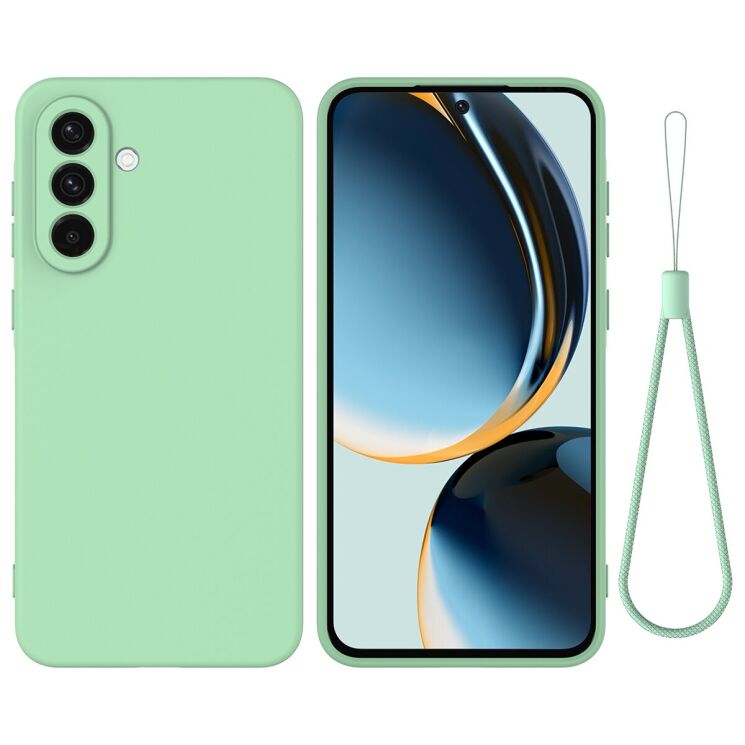 Силіконовий (TPU) чохол Deexe Silicone Case для Samsung Galaxy A57 (A576) - Green: фото 1 з 9