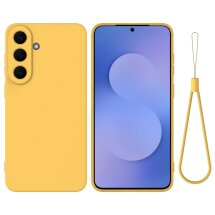Силиконовый (TPU) чехол Deexe Silicone Case для Samsung Galaxy S26 FE - Yellow: фото 1 из 9