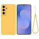 Силиконовый (TPU) чехол Deexe Silicone Case для Samsung Galaxy S26 FE - Yellow (412712Y). Фото 1 из 9