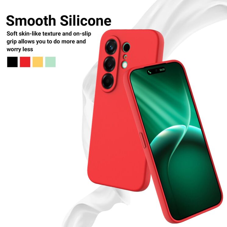 Силиконовый (TPU) чехол Deexe Silicone Case для TECNO Camon 50 - Green: фото 4 из 9