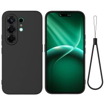 Силиконовый (TPU) чехол Deexe Silicone Case для TECNO Camon 50 - Black: фото 1 из 9