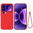 Силиконовый (TPU) чехол Deexe Silicone Case для Xiaomi 17 Pro - Red (390726R)