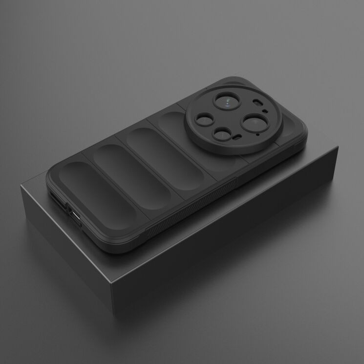 Силіконовий (TPU) чохол Deexe Terra Case для Xiaomi 17 Ultra - Black (407555B) Силіконовий (TPU) чохол Deexe Terra Case для Xiaomi 17 Ultra - Black: фото 5 з 9